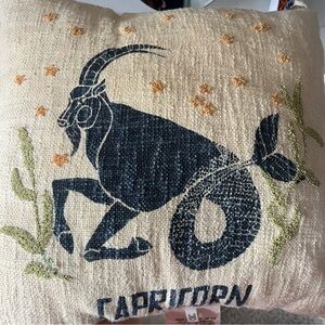 Urban Outfitters Capricorn Zodiac Throw Pillow